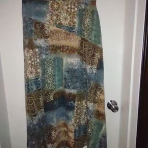 5/$35  Napa Valley velvet maxi skirt